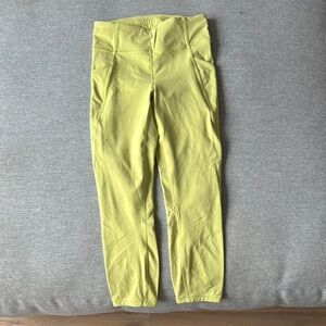 Bright Yellow High-Waisted Leggings